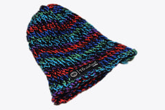 Cuffed Knitted Beanie - Multi-Color