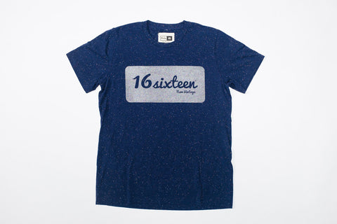 16Sixteen Speckled 3M Box Logo - Blue