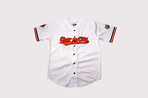 Charm City Baseball Jersey - White