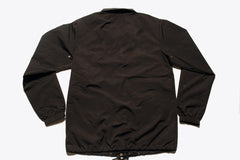 Hooded Coach's Jacket - Black
