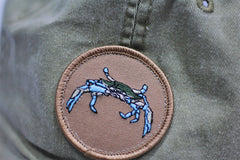Olive Blue Crab - Dad Hat