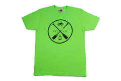Charm City Crew T-shirt - Green & Black