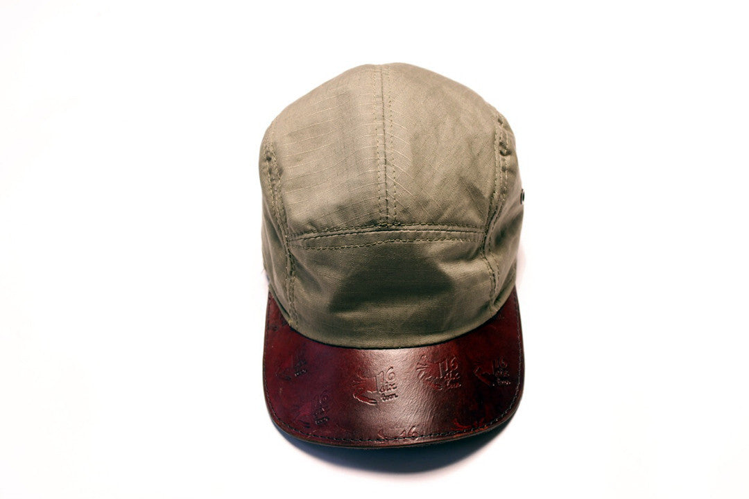 Ripstop & Leather 5-Panel Camper