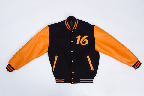 Varsity Jacket - Orange (Pre-Order)