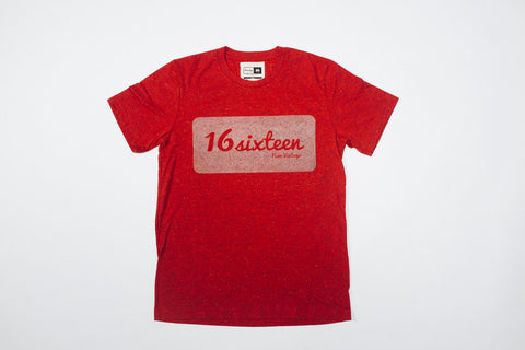 16Sixteen Speckled 3M Box Logo - Red